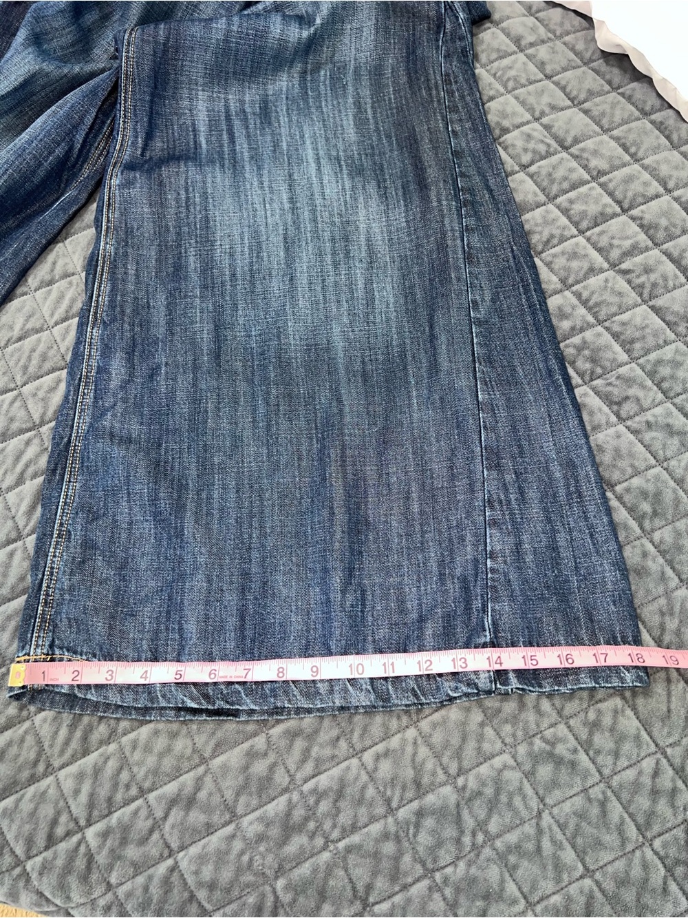 Desigual Super Wide Leg Jeans Women’s Size 28 Flare High Waisted C - Picture 14 of 15